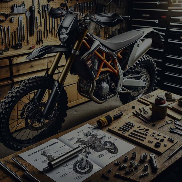 Quelle méthode utiliser pour renforcer la fourche d'une Benelli Leoncino Trail pour un usage off-road ?