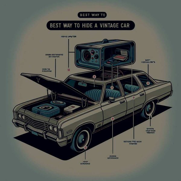 Quelle est la meilleure façon de dissimuler un traceur GPS dans une voiture de collection ?
